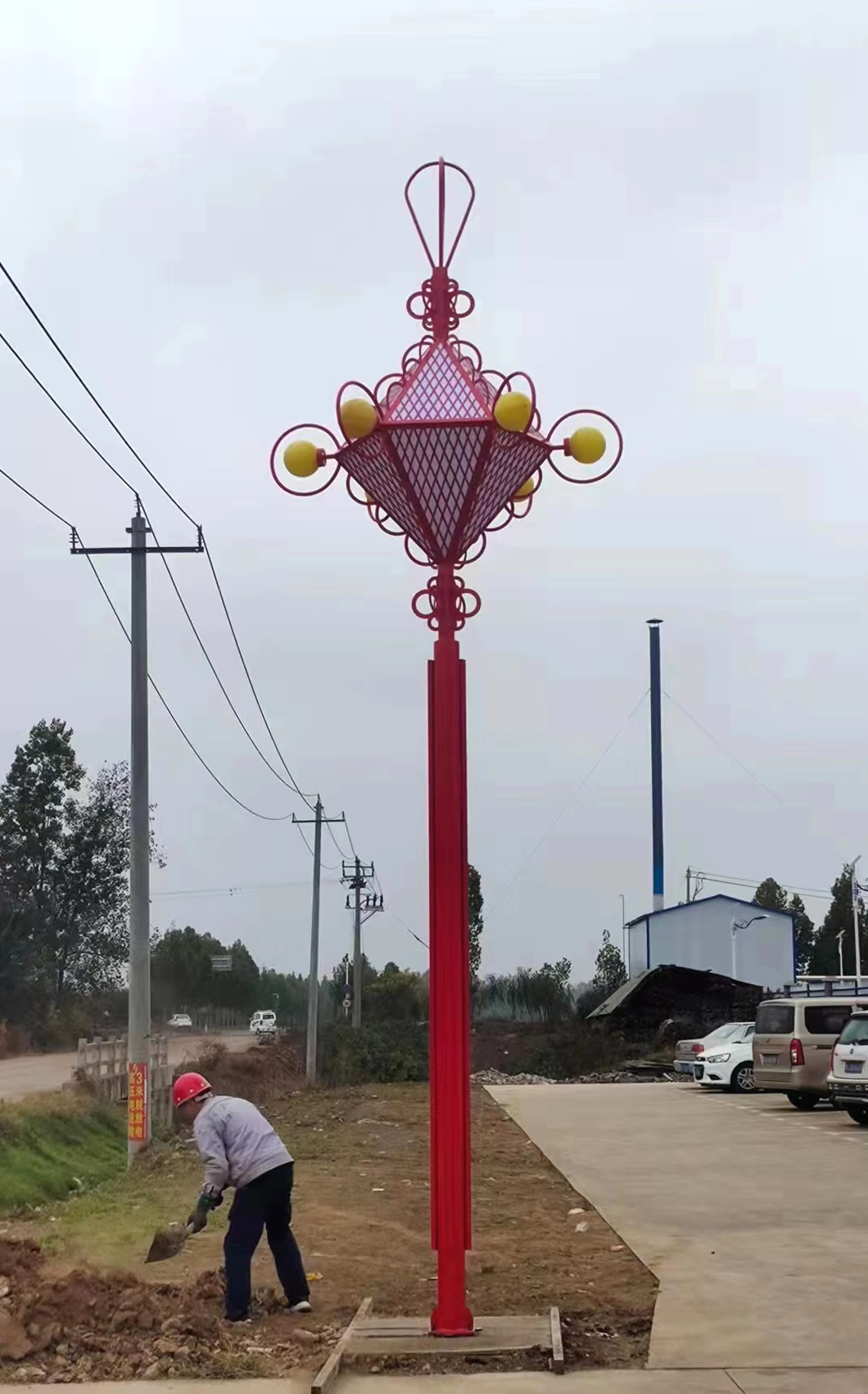 中國(guó)節(jié)路燈